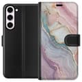 Pikkukuva 1 / 4: Lompakkokotelo Samsung Galaxy S23+-laitteelle, jossa on Marmori kuvio