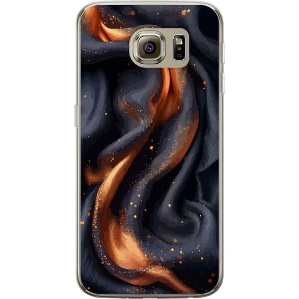 Kännykkäkuori Samsung Galaxy S6-laitteelle, jossa on Tulinen silkki kuvio