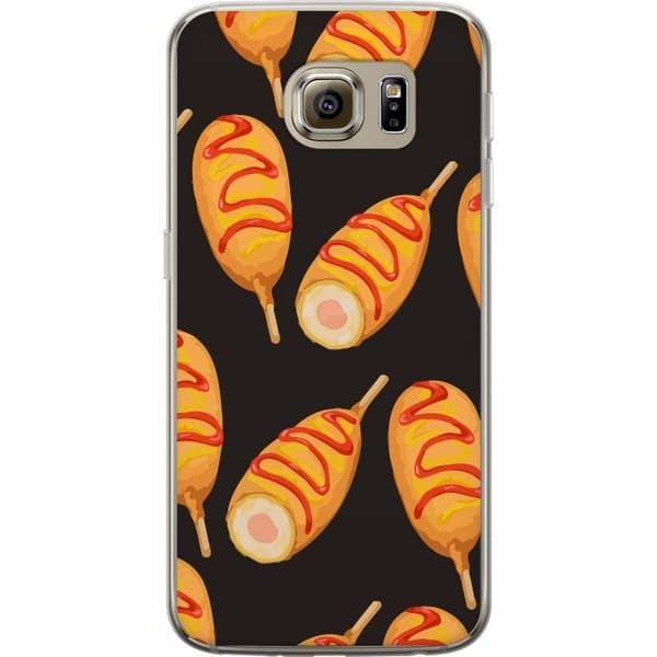 Mobilcover til Samsung Galaxy S6 med Kyllingedrumstick motiv