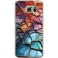 Miniatyrbillede 2 af 2: Mobilcover til Samsung Galaxy S6 med Metallict mønster motiv