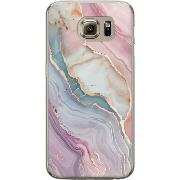 Mobildeksel til Samsung Galaxy S6 med Marmor motiv