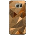 Miniatyrbillede 1 af 2: Mobilcover til Samsung Galaxy S6 med 3D Guld motiv