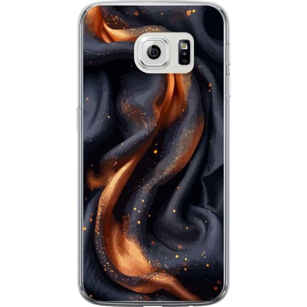 Mobilskal till Samsung Galaxy S6 edge med Eldigt silke motiv