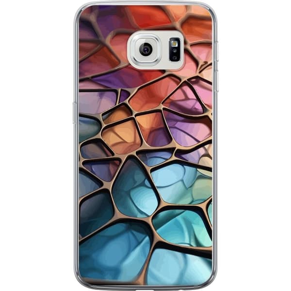 Kännykkäkuori Samsung Galaxy S6 edge-laitteelle, jossa on Metallikuviointi kuvio