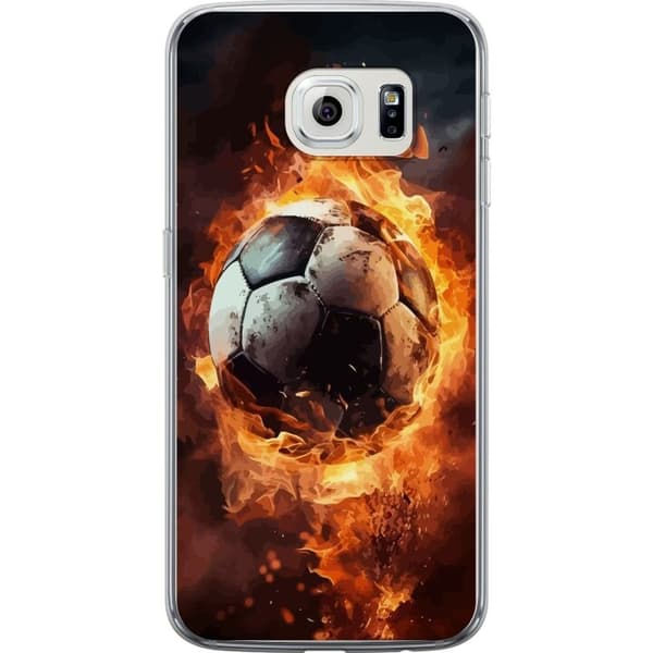 Kännykkäkuori Samsung Galaxy S6 edge-laitteelle, jossa on Jalkapallo kuvio