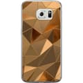 Miniatyrbillede 1 af 2: Mobilcover til Samsung Galaxy S6 edge med 3D Guld motiv