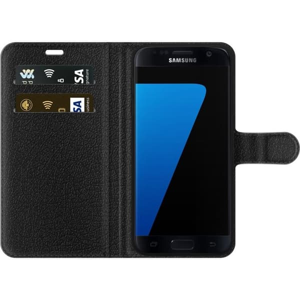 Lommeboketui til Samsung Galaxy S7 med Kattmønster motiv