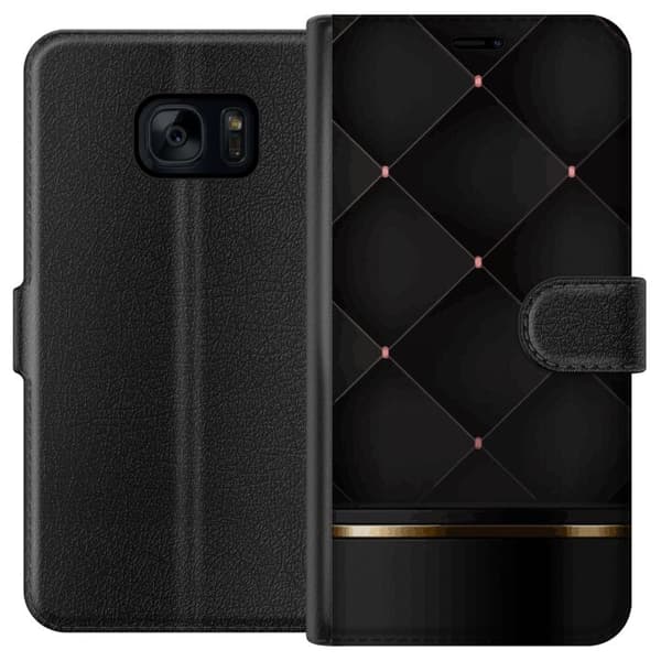 Lommeboketui til Samsung Galaxy S7 med Luksuslinje motiv