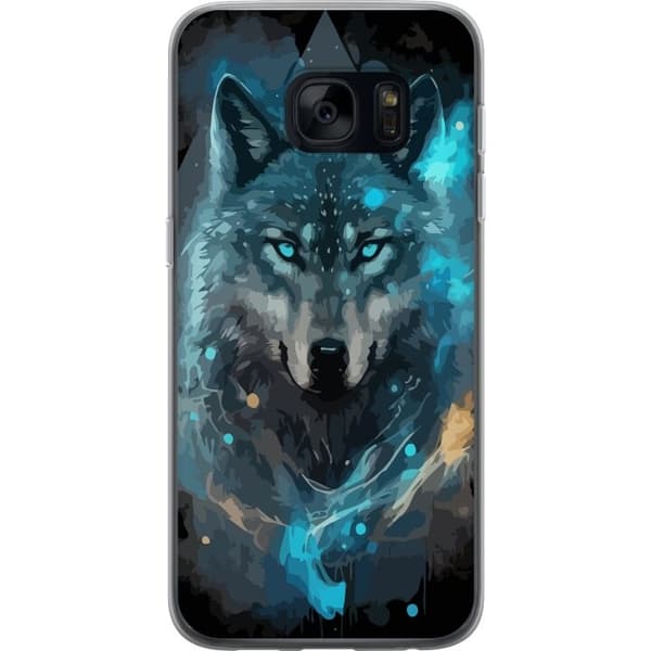 Mobildeksel til Samsung Galaxy S7 med Ulve motiv