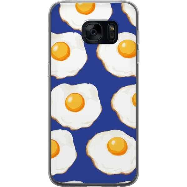 Mobildeksel til Samsung Galaxy S7 med Stekte egg motiv