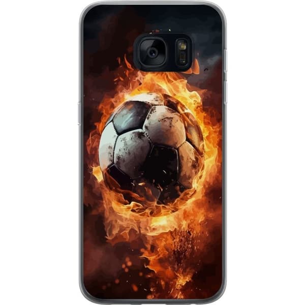 Mobildeksel til Samsung Galaxy S7 med Fotball motiv