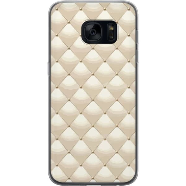 Mobildeksel til Samsung Galaxy S7 med Gullglans motiv