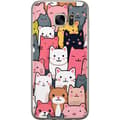 Miniatyrbillede 1 af 2: Mobilcover til Samsung Galaxy S7 edge med Katte mønster motiv