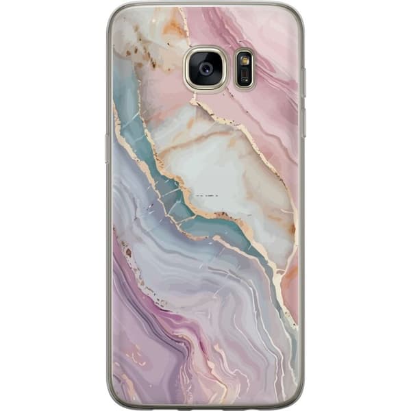 Mobilcover til Samsung Galaxy S7 edge med Marmor motiv