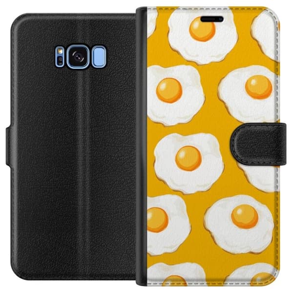 Lommeboketui til Samsung Galaxy S8 med Stekt egg motiv