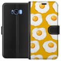 Miniatyrbilde 1 av 4: Lommeboketui til Samsung Galaxy S8 med Stekt egg motiv