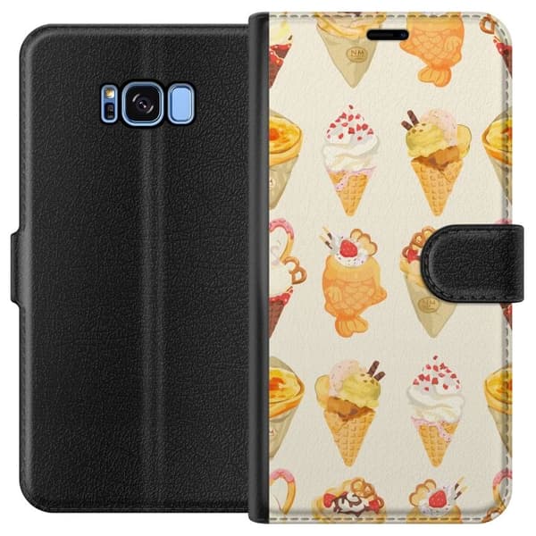 Plånboksfodral till Samsung Galaxy S8 med Glassigt motiv