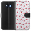 Pikkukuva 1 / 4: Lompakkokotelo Samsung Galaxy S8-laitteelle, jossa on Mansikat kuvio