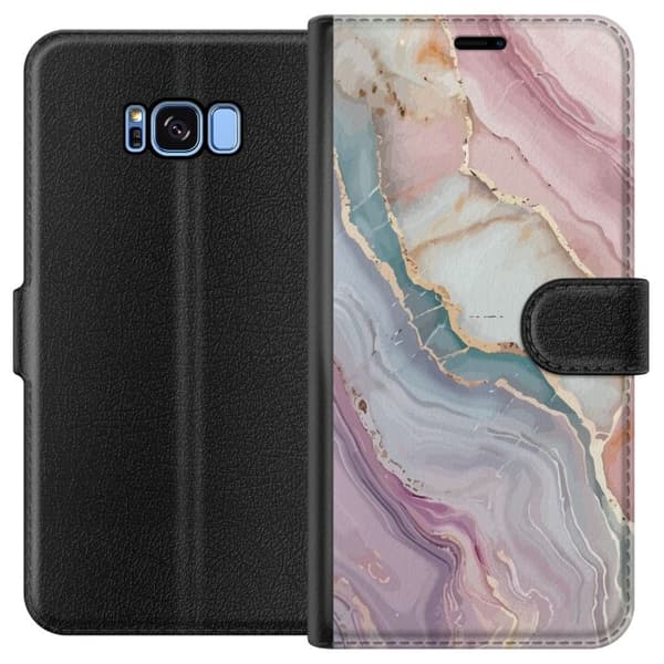 Lommeboketui til Samsung Galaxy S8 med Marmor motiv