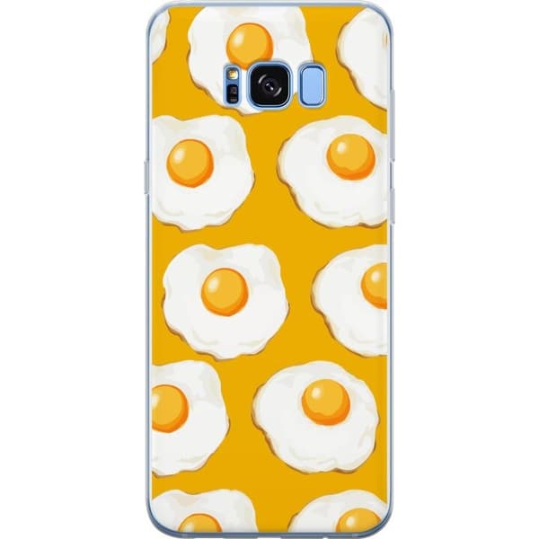 Mobildeksel til Samsung Galaxy S8 med Stekt egg motiv