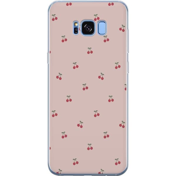 Mobildeksel til Samsung Galaxy S8 med Kirsebær motiv