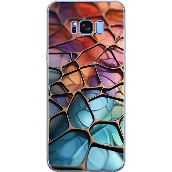 Mobilcover til Samsung Galaxy S8 med Metallict mønster motiv