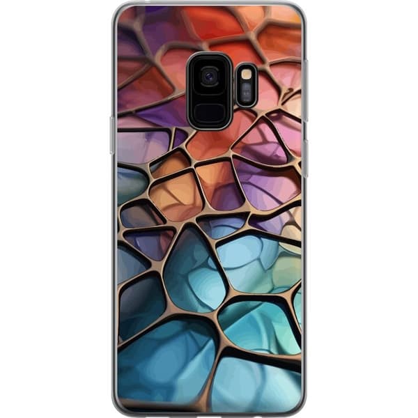 Kännykkäkuori Samsung Galaxy S9-laitteelle, jossa on Metallikuviointi kuvio