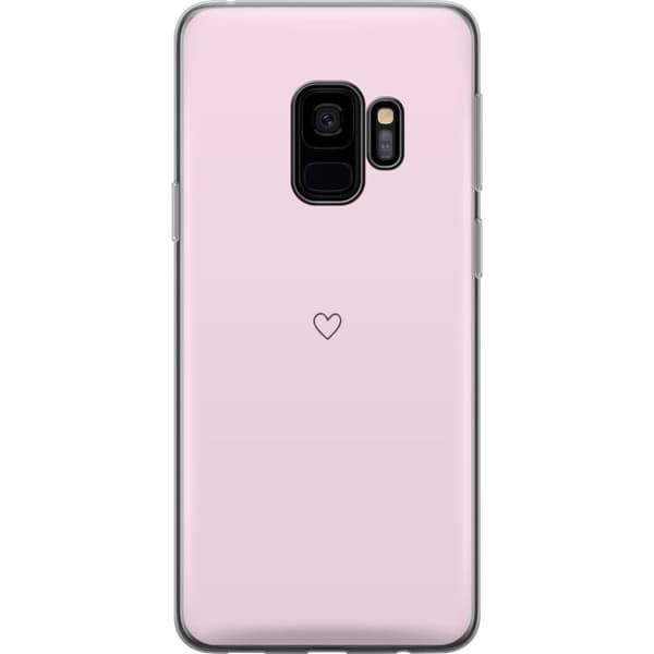 Mobilcover til Samsung Galaxy S9 med Hjerte motiv