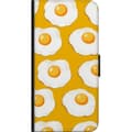 Miniatyrbilde 3 av 4: Lommeboketui til Samsung Galaxy Xcover 3 med Stekt egg motiv
