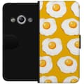 Miniatyrbilde 1 av 4: Lommeboketui til Samsung Galaxy Xcover 3 med Stekt egg motiv