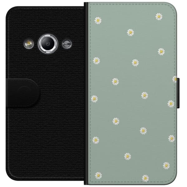 Lompakkokotelo Samsung Galaxy Xcover 3-laitteelle, jossa on Papinkello kuvio
