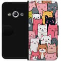 Miniatyrbilde 2 av 4: Lommeboketui til Samsung Galaxy Xcover 3 med Kattmønster motiv