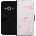 Miniatyrbilde 1 av 4: Lommeboketui til Samsung Galaxy Xcover 3 med Rosa Hjerte motiv