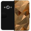 Miniatyrbilde 1 av 4: Lommeboketui til Samsung Galaxy Xcover 3 med 3D Gull motiv