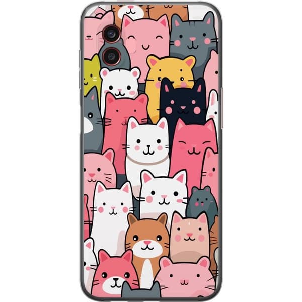 Mobilskal till Samsung Galaxy Xcover6 Pro med Kattmönster motiv