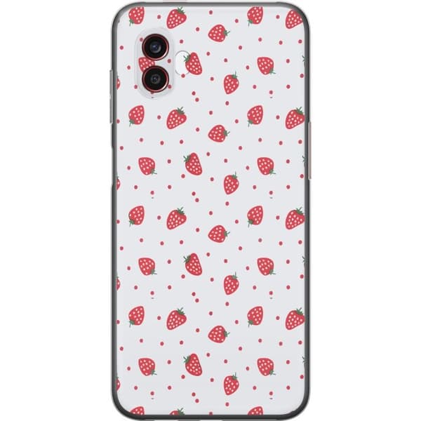 Mobilskal till Samsung Galaxy Xcover6 Pro med Jordgubbar motiv