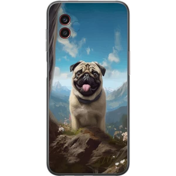 Mobilskal till Samsung Galaxy Xcover6 Pro med Glad Hund motiv