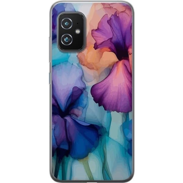 Kännykkäkuori Asus Zenfone 8-laitteelle, jossa on Maagiset kukat kuvio