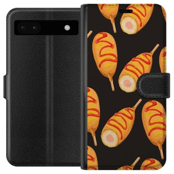 Plånboksfodral till Google Pixel 6a med Kycklingklubba motiv