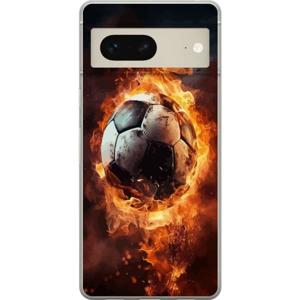Mobilcover til Google Pixel 7 med Fodbold motiv