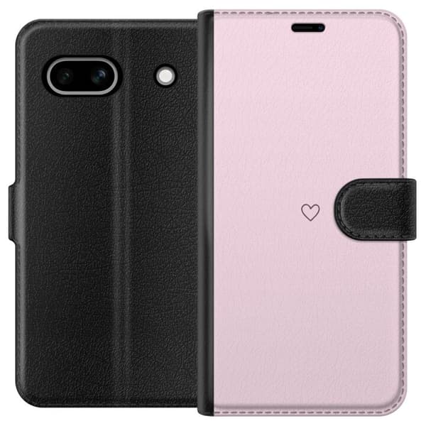 Tegnebogsetui til Google Pixel 7a med Hjerte motiv