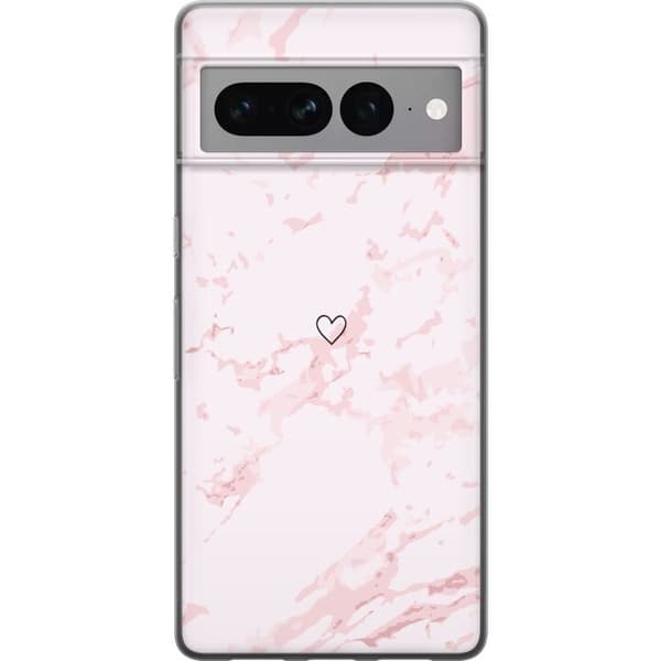 Mobilskal till Google Pixel 7 Pro med Rosa Hjärta motiv