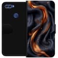 Miniatyrbillede 2 af 4: Tegnebogsetui til Huawei P smart med Brandigt silke motiv