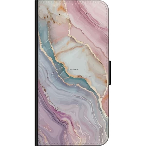 Tegnebogsetui til Samsung Galaxy A03s med Marmor motiv