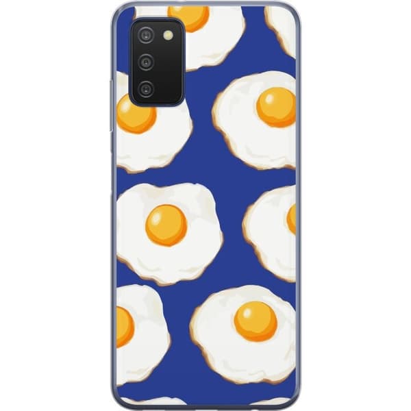 Kännykkäkuori Samsung Galaxy A03s-laitteelle, jossa on Paistetut munat kuvio