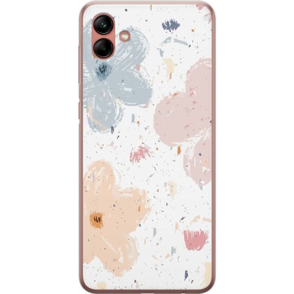 Kännykkäkuori Samsung Galaxy A04-laitteelle, jossa on Kukat kuvio