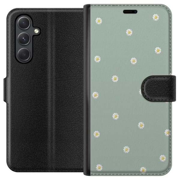 Plånboksfodral till Samsung Galaxy A05s med Prästkragar motiv