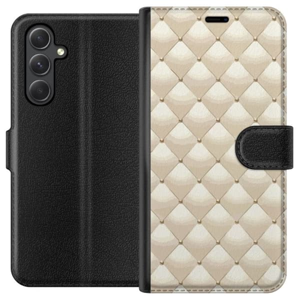 Tegnebogsetui til Samsung Galaxy A05s med Guldglans motiv