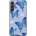 Miniatyrbillede 1 af 4: Mobilcover til Samsung Galaxy A05s med Blå sommerfugle motiv