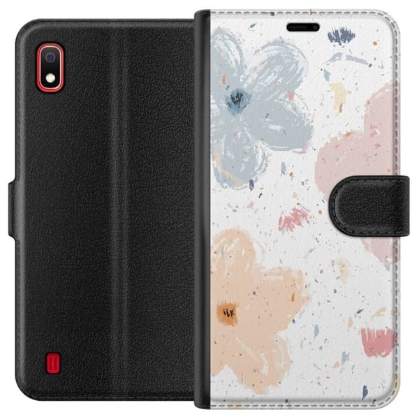 Lommeboketui til Samsung Galaxy A10 med Blomster motiv